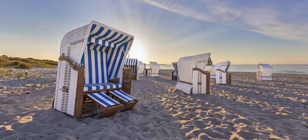 Strandkörbe am Strand