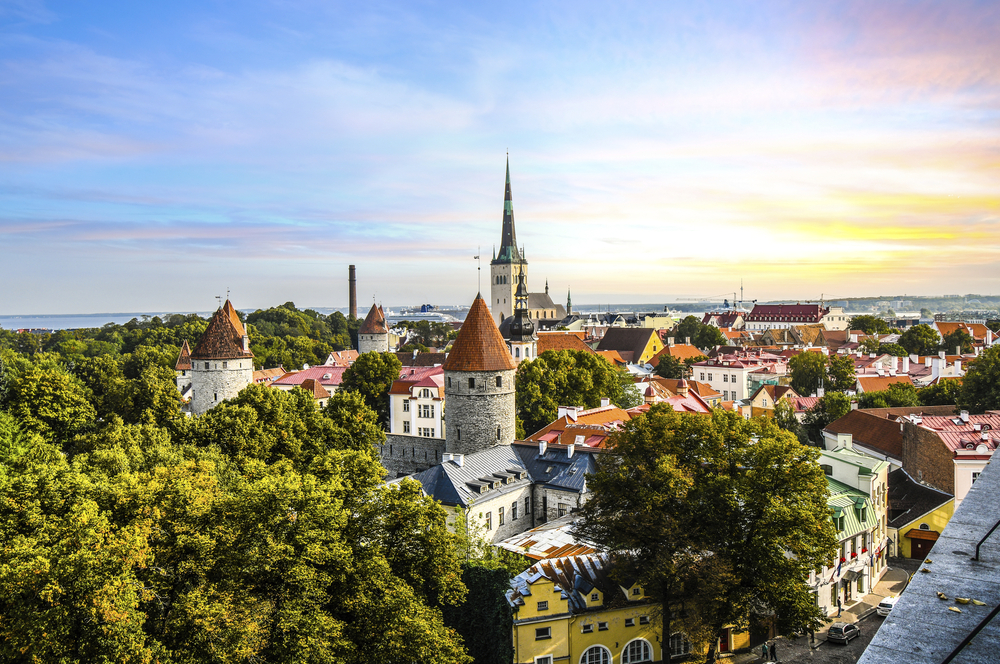 Stadt Tallinn Estland 