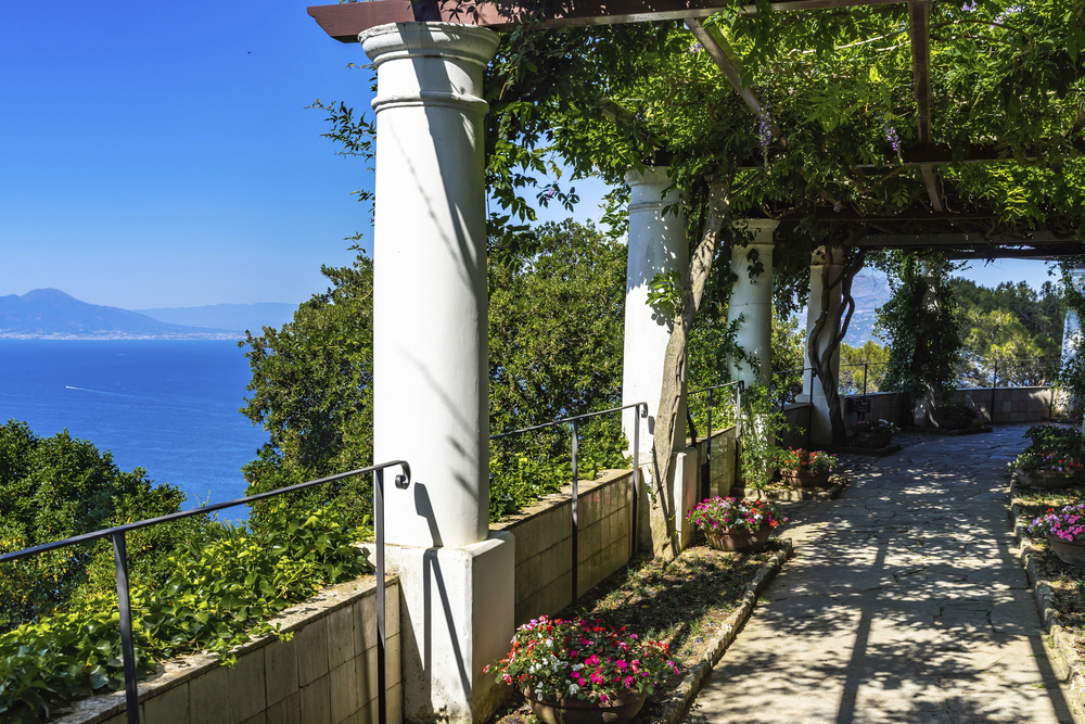Terrasse der Villa San Michele, Capri