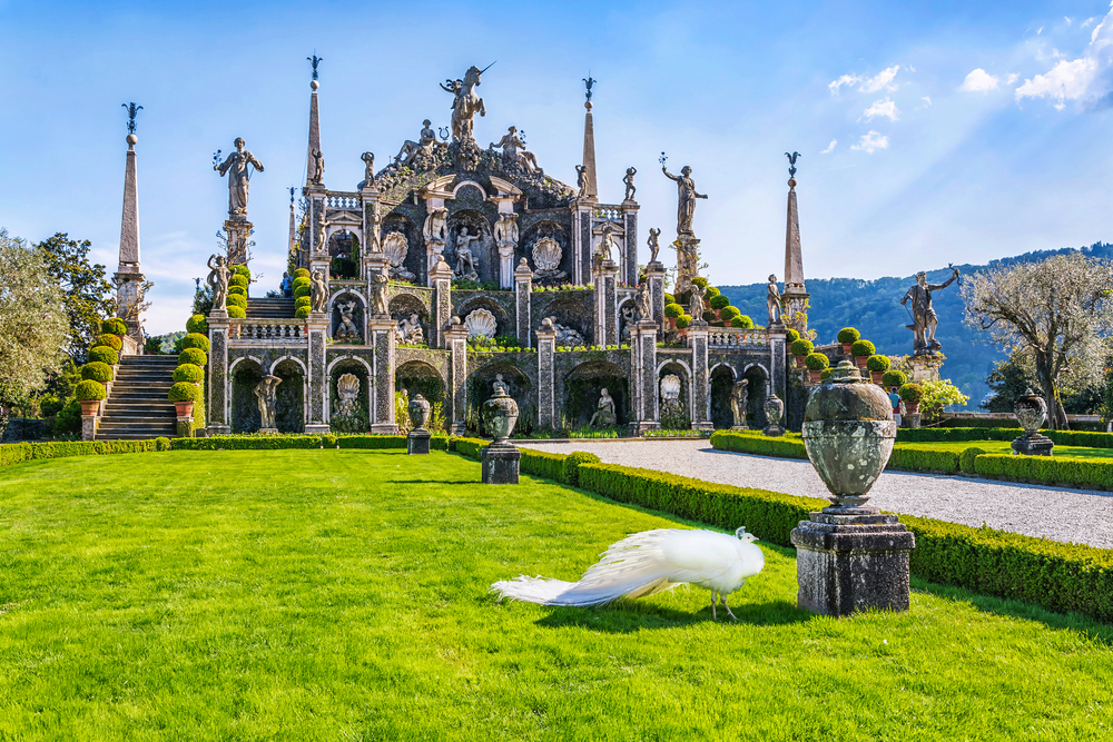 Der Botanische Garten auf der Isola Bella