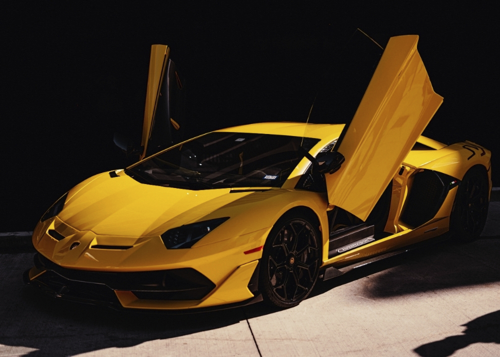 gelber Lamborghini
