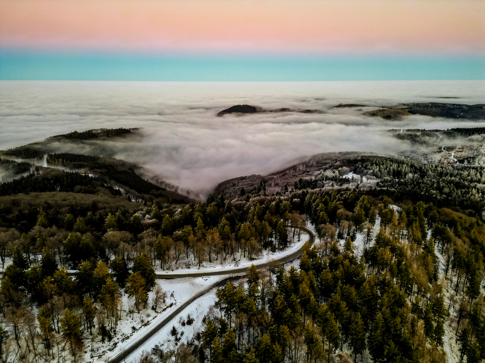 Abendstunden am Großen Inselsberg im Thüringer Wald 