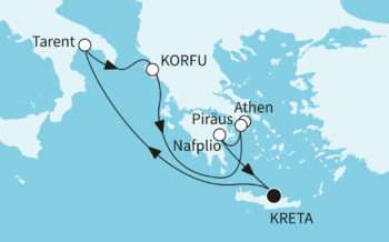 Kreuzfahrt Östliches Mittelmeer © TUI Cruises